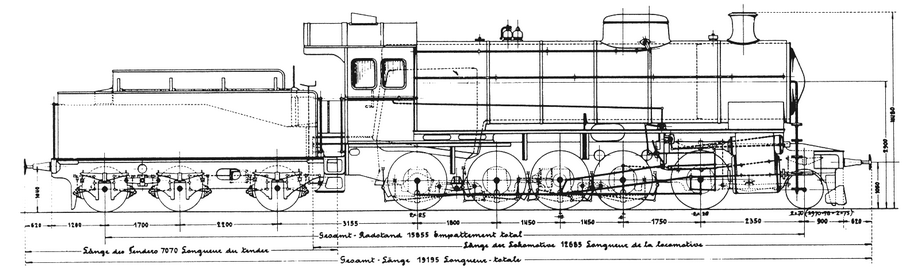 Locomotive pour trains marchandises de la série C 5/6