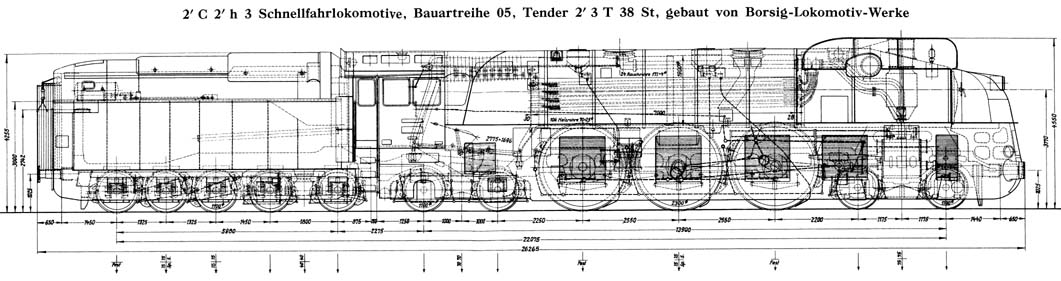 Locomotive pour trains rapides de la srie 05