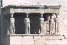 Juste  ct : l'Erechtheion, probablement l'un des plus beaux temples