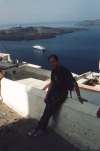 Au village de Fira, avant d'entreprendre la descente  dos de mulet ...