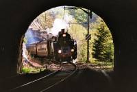 TKt48 188 dans les tunnels au dessous de Noiraigue pour le trains spcial de l'assemble gnrale du HECH, le 21.04.2007