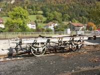 Le X ex TRN prt au transport, une fois son plancher dmont