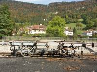 Le X ex TRN prt au transport, une fois son plancher dmont
