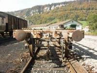 Le X ex TRN prt au transport, une fois son plancher dmont