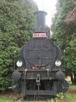 Locomotive tchèque 414 096 ... malheureusement "pot de fleurs" en mauvais état !
