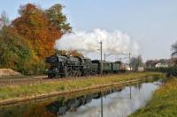 28 octobre 2007  Brglen, 52 221 VVT, C2 5820, F2 17202 et Be4/4 14 Eurovapor en route pour St-Sulpice (NE)