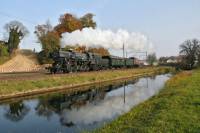 28 octobre 2007  Brglen, 52 221 VVT, C2 5820, F2 17202 et Be4/4 14 Eurovapor en route pour St-Sulpice (NE)