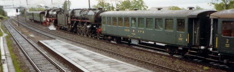 Juin 1991, voyage  destination de St-Maurice pour les festivits du 700e de la confdration