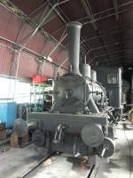 La E 3/3 855 reoit les premier soins visant  prparer son transfert au Bahnmuseum Kerzers