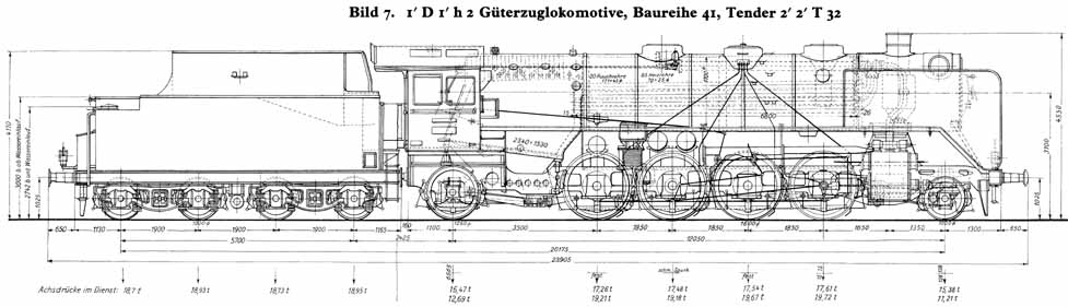 Locomotive pour trains marchandises de la srie 41