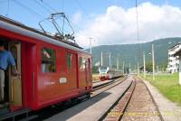 12.08.2007, ABDe 2/4 102 RVT-Historique, trains VVT et TRN  Noiraigue
